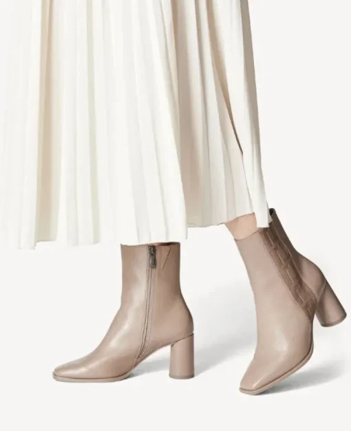 BEIGE STØVLE