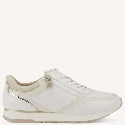 HVID/GULD SNEAKER