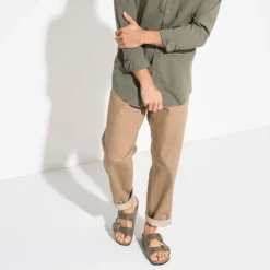 KHAKI ARIZONA SOFT SANDAL - NORMAL