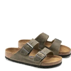 KHAKI ARIZONA SOFT SANDAL - NORMAL