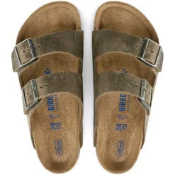 KHAKI ARIZONA SOFT SANDAL - NORMAL