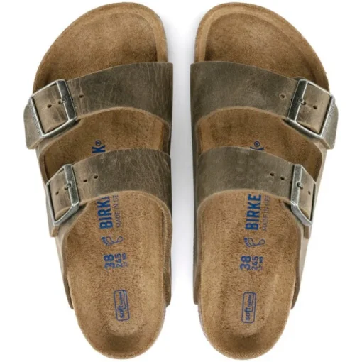 KHAKI ARIZONA SOFT SANDAL - NORMAL