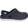 NAVY/HVID CROCS