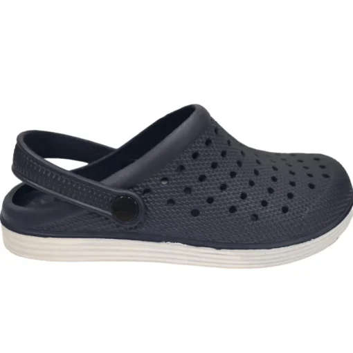 NAVY/HVID CROCS