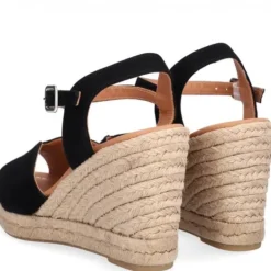 SORT A6709 SANDAL