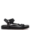 SORT BEACH SANDAL
