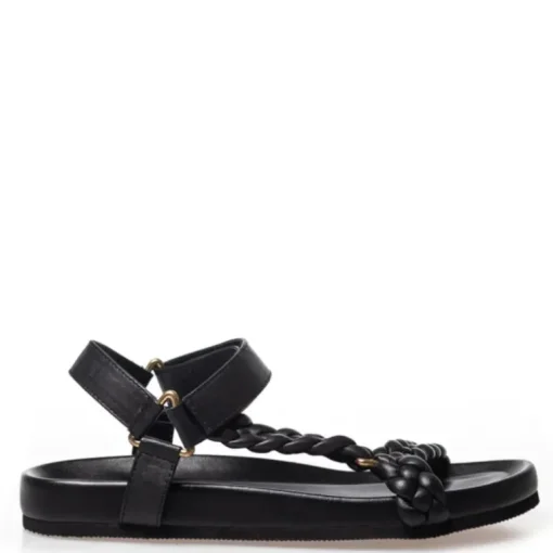 SORT BEACH SANDAL