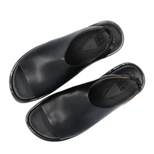 SORT GLAT A4105 SANDAL