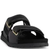 SORT LISA LEATHER SANDAL