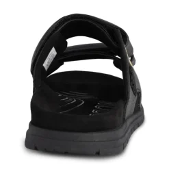 SORT LISA LEATHER SANDAL