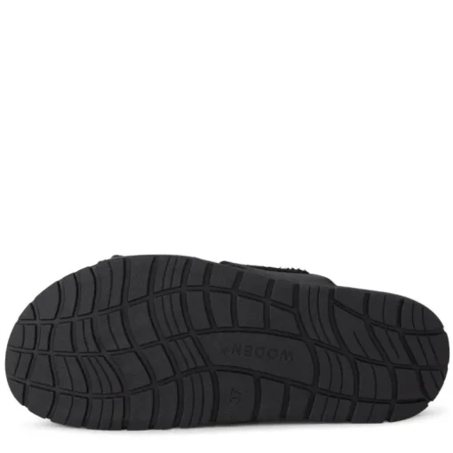 SORT LISA LEATHER SANDAL