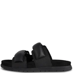 SORT LISA LEATHER SANDAL