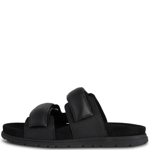 SORT LISA LEATHER SANDAL