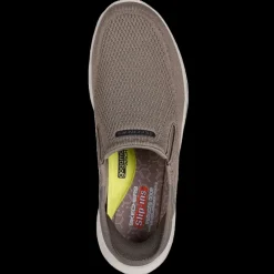 TAUPE RELAXED FIT: SLIP-INS: SLADE - DEACON
