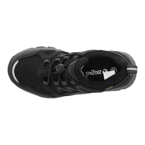ZIGZAG SORT/GRÅ DOCHEET SNEAKER